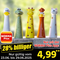 Lustiger Keramik-Gartengucker