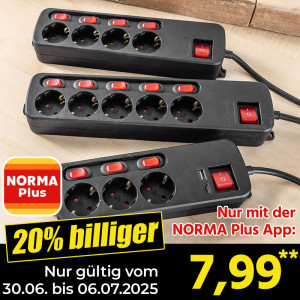 Produktbild »Einzeln schaltbare Steckdosen«