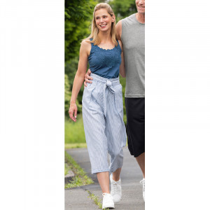 Produktbild »Seersucker-Wide-Leg-Hose«