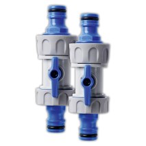 Absperr- und Regulierventil 2er-Set Bluepoint