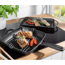 Produktbild »Gusseisen Grillpfanne & Grillplatte«