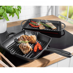 Produktbild »Gusseisen Grillpfanne & Grillplatte«