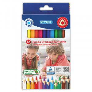 Produktbild »Jumbo Dreikant Buntstifte 12er-Set«