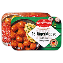 Produktbild »4 Hackbraten / 16 Jägerklopse«