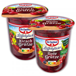 Produktbild »Löffelglück Rote Grütze / Kirsch Grütze«