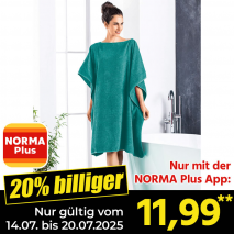XL-Badetuch-Poncho 2in1
