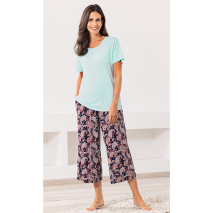 Pyjama mit Culotte-Hose