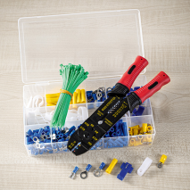 Crimpzange- und Klemm-Set 406tlg.