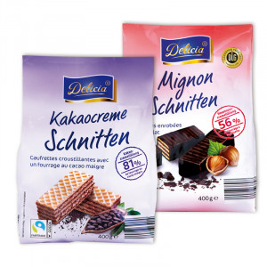 Produktbild »Mignon-/ Kakaocreme Schnitten«