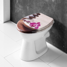 WC-Sitz 3-seitig bedruckt