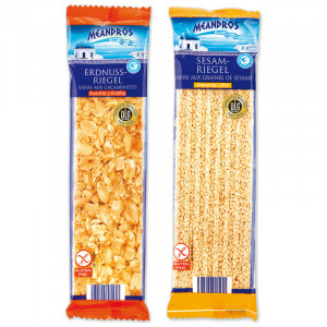 Produktbild »Sesam-/ Erdnuss-Riegel«
