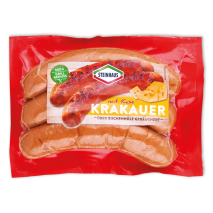 Krakauer mit Emmentaler