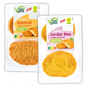 Produktbild »Vegane Schnitzel / Cordon Bleu«
