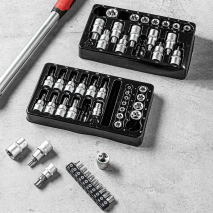 Produktbild »Innensechsrund-Stecknuss-/ Bit-Set 19tlg. oder 34tlg.«