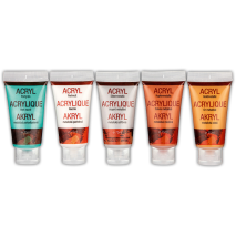 Acryl-Metallicpasten 5er-Set