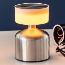 LED-Tischleuchte Chrom