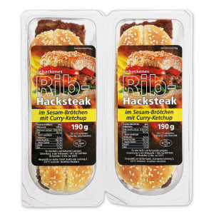 Produktbild »Gebackenes Rib-Hacksteak«