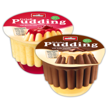 Pudding mit Soße