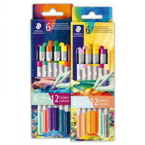 Produktbild »Zweifarbige Doppelfasermaler 6er-Set«