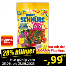 Saure Bänder / Saure Röhren / Bunte Schnüre