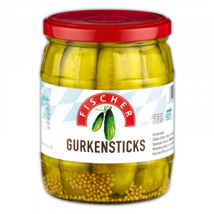 Produktbild »Gurkensticks / Sandwichgurkenzungen«