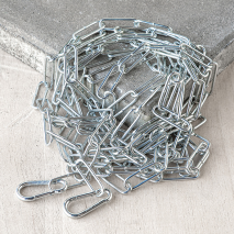 Metallkette mit breiten Kettengliedern
