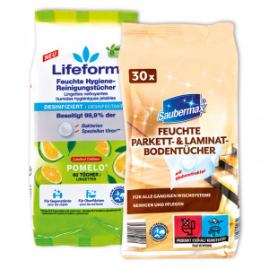Produktbild »Feuchte Boden-/ Reinigungstücher«