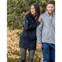 Modischer Softshell-Mantel
