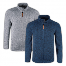 Strickfleece-Jacke