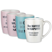 Tasse mit Spruch