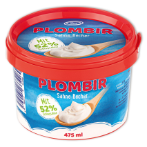 Plombir Sahne Becher