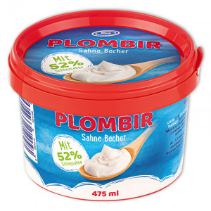 Produktbild »Plombir Sahne Becher«