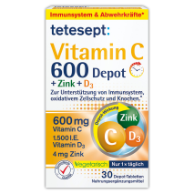 Vitamin C 600 Depot + Zink + D3