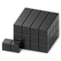 Magnetwürfel 100-tlg.