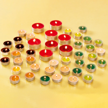 12 Maxi-/ 36 Duftteelichte
