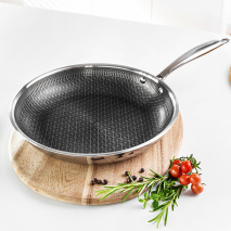 XXL-Edelstahl-Hybrid-Pfanne Quantum