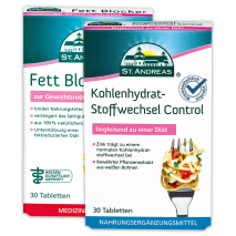 Kohlenhydrat-Stoffwechsel Control / Fett Blocker+