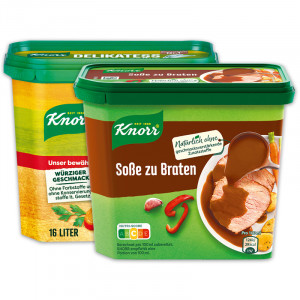 Produktbild »Delikatess Brühe / Jäger Soße / Soße zu Braten«