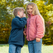 Kinder-Faserpelzjacke