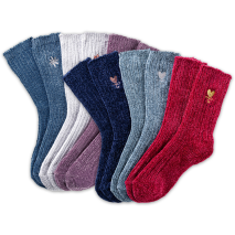 Chenille-Rippsocken 3 Paar