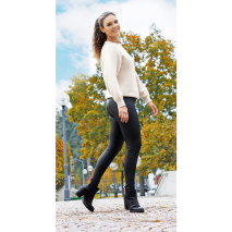 Thermo-Leggings Lederlook
