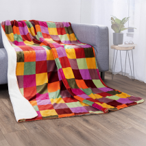 Wohndecke Flanell-Sherpa