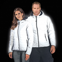 Reflektierende Steppjacke