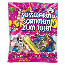 Süßwaren Sortiment zum Teilen