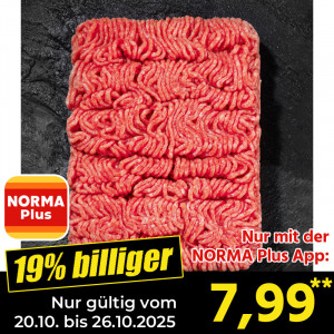 Produktbild »Rinderhackfleisch«