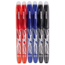 Eraser Gel Pen 6er-Set