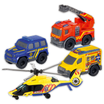 Fahrzeuge 3er-Set oder Hubschrauber