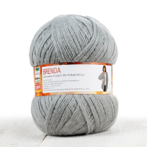 Gebürstetes Acrylgarn Brenda