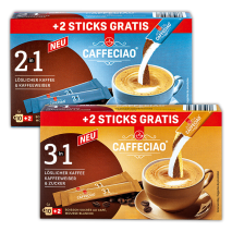Lösliche Kaffeesticks
