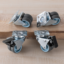 Produktbild »Doppel-Lenkrollen-Set 4-tlg.«